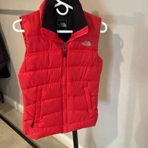 Women’s North Face Puffer Vest Red Size XS